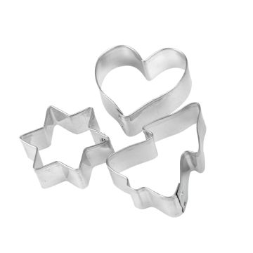 Plätzchen-Ausstecher-Set (3-teilig)		
