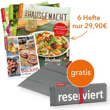 Einfach Hausgemacht Abo mit faltbarem Sitzkissen von Reisenthel